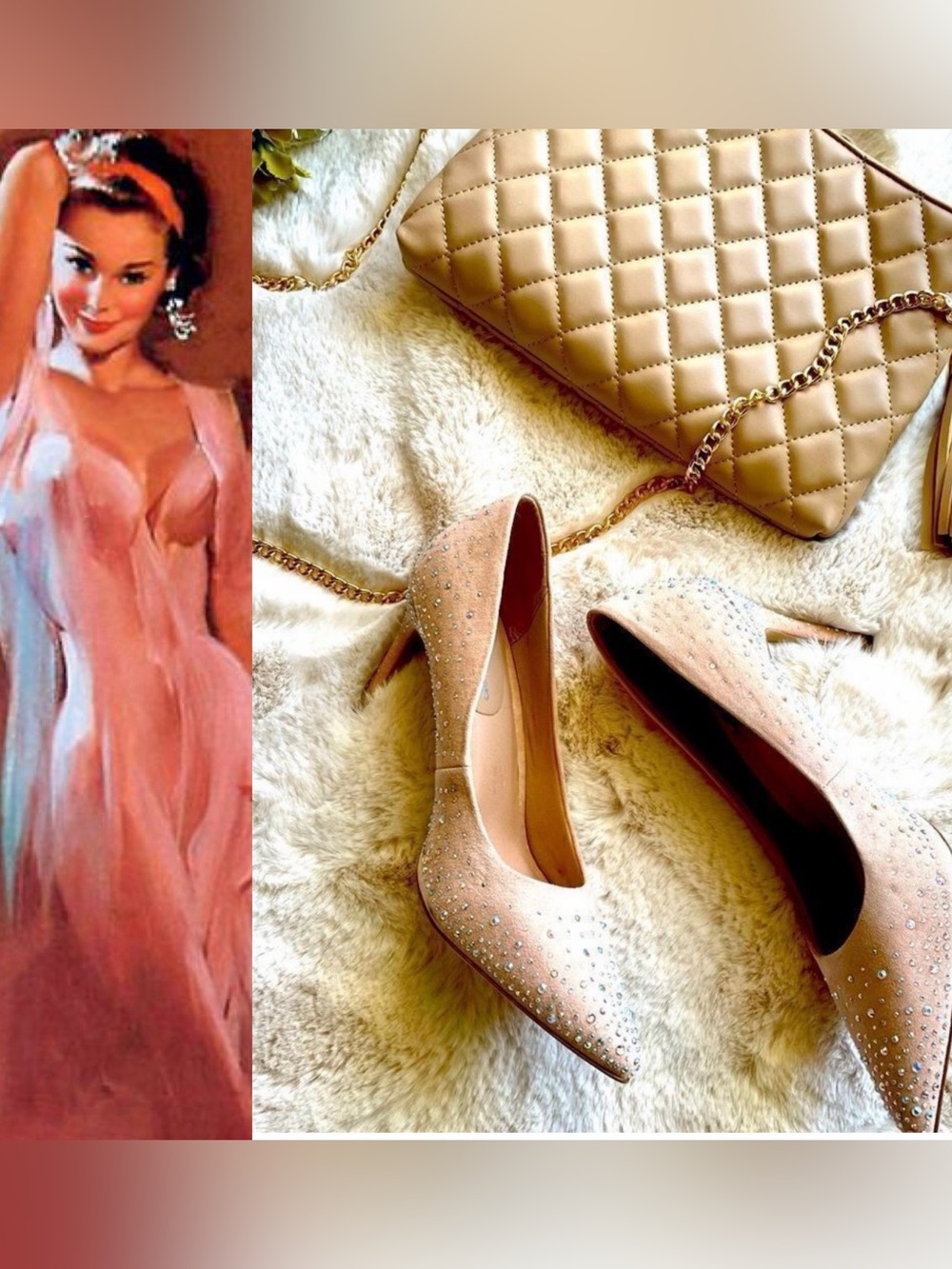 ♥️ Size 9 iridescent embellished suede pumps/heels, PRICE FIRM.